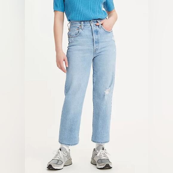 Levi’s Wedgie Ribcage Straight in Samba Done Size 22W